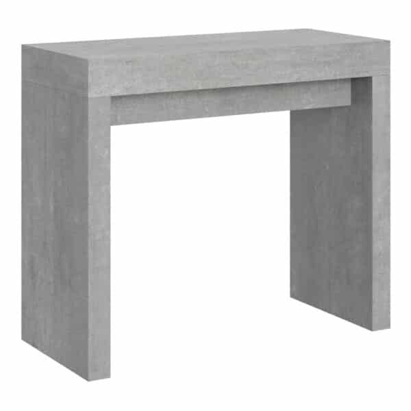 Consolle allungabile 90x40/196 cm Roxell Small cemento