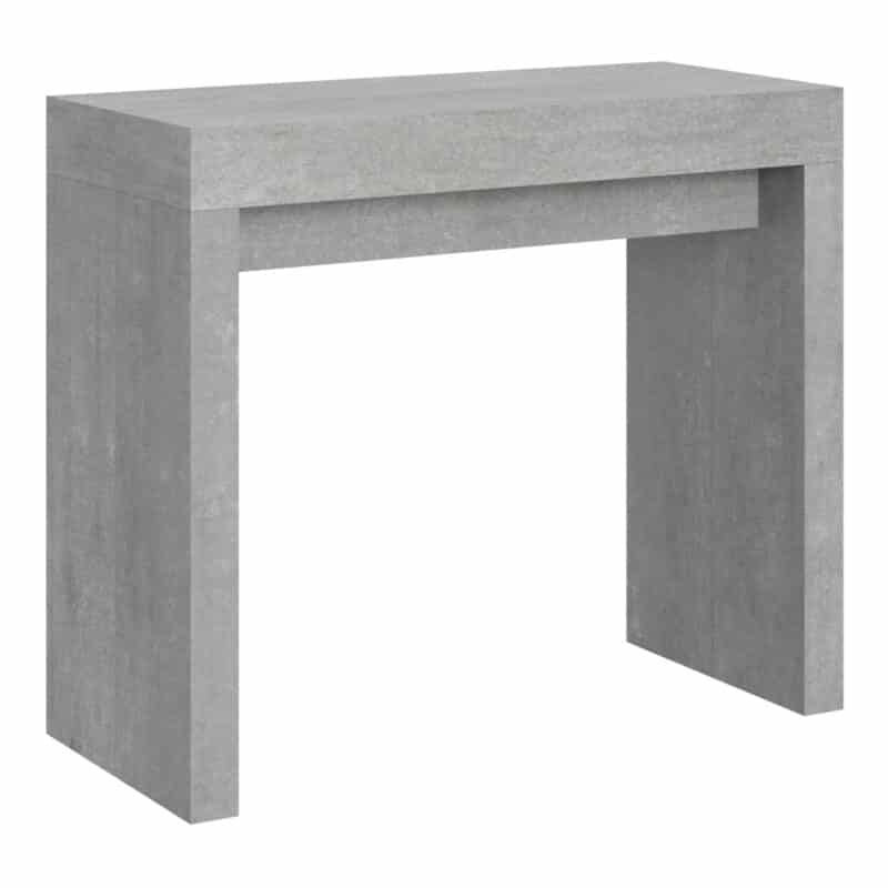 Consolle allungabile 90x40/196 cm Roxell Small cemento