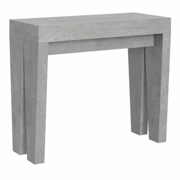 Consolle allungabile 90x40/196 cm Spimbo Small cemento