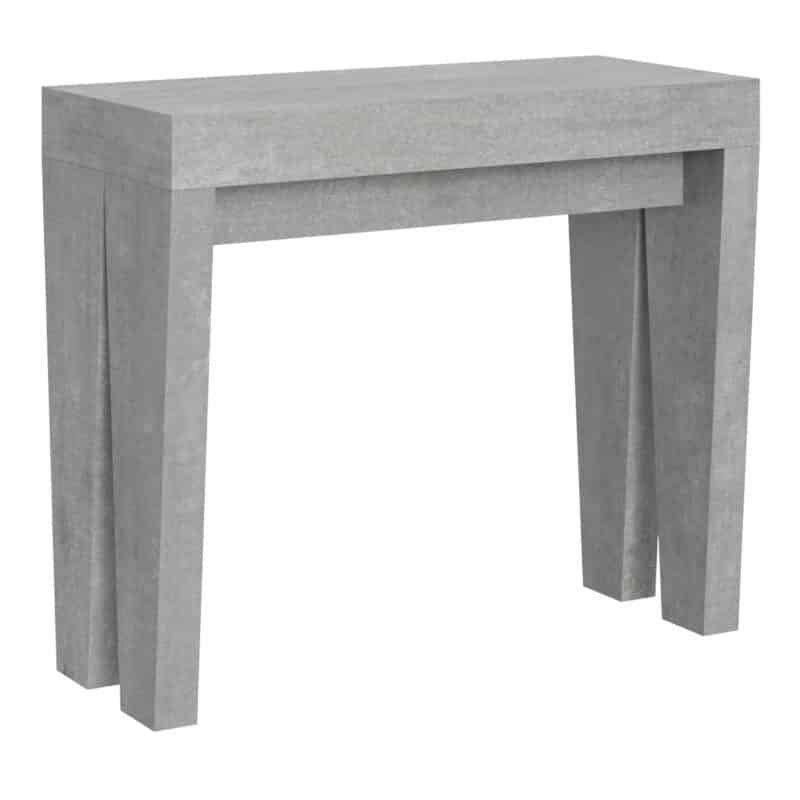 Consolle allungabile 90x40/196 cm Spimbo Small cemento