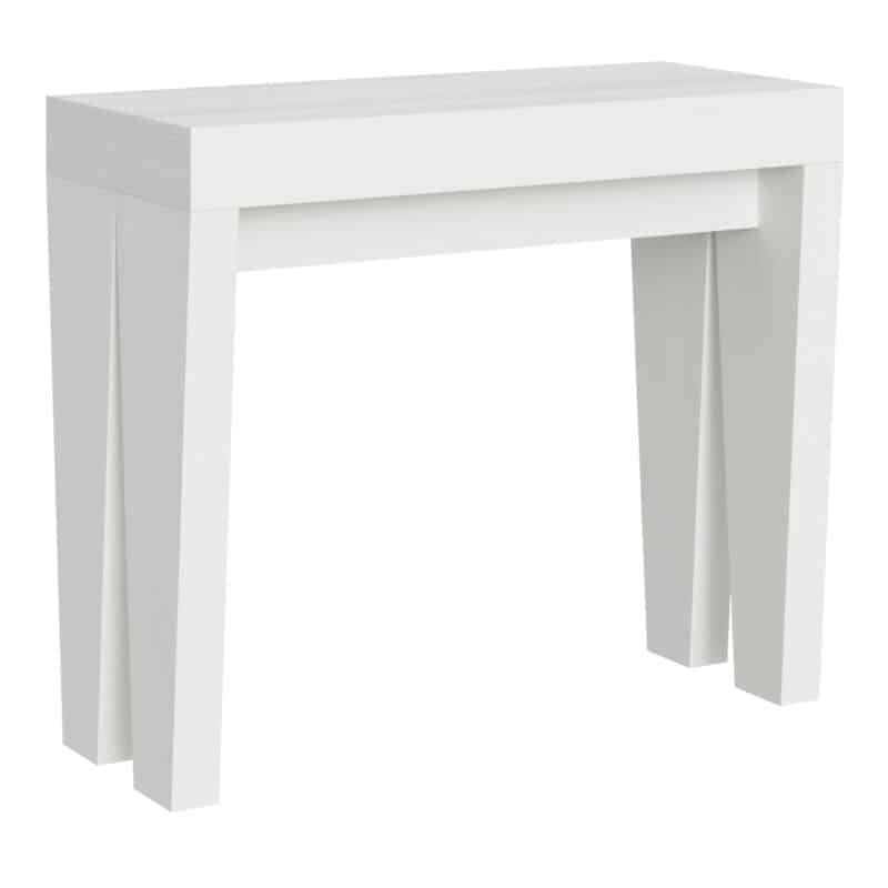 Consolle allungabile 90x40/300 cm Spimbo bianco frassino