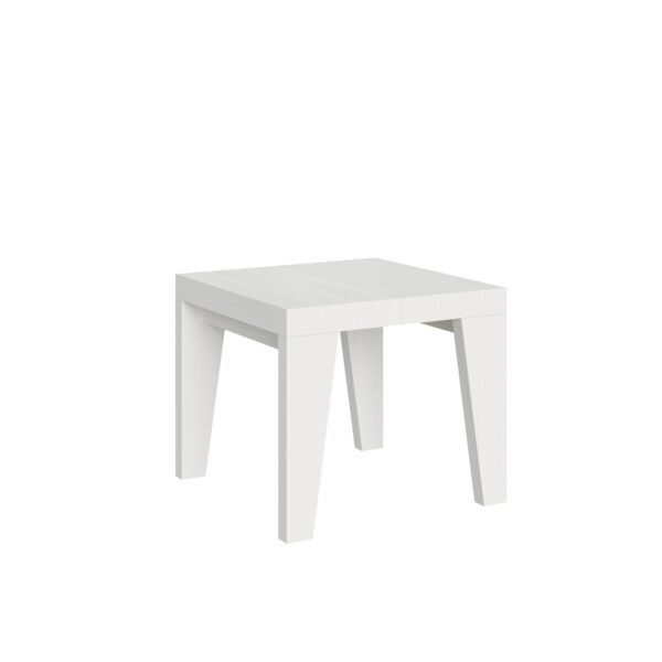 Tavolo allungabile 90/246x90 cm Naxy bianco frassino