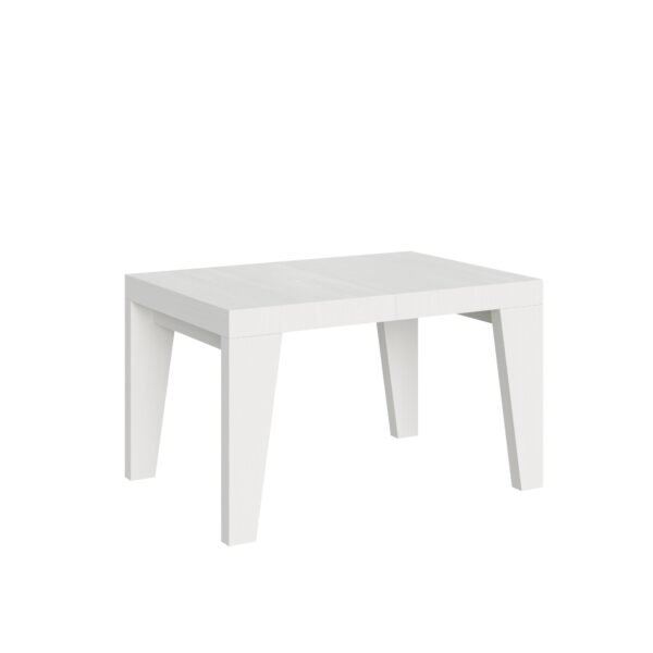 Tavolo allungabile 140/244x90 cm Naxy bianco frassino