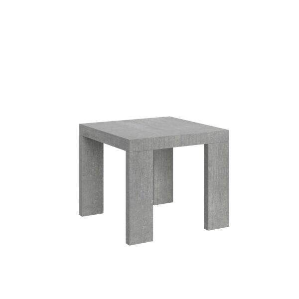 Tavolo allungabile 90/246x90 cm Roxell cemento