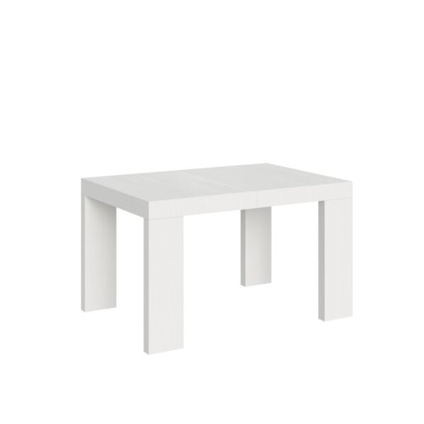 Tavolo allungabile 130/234x90 cm Roxell bianco frassino