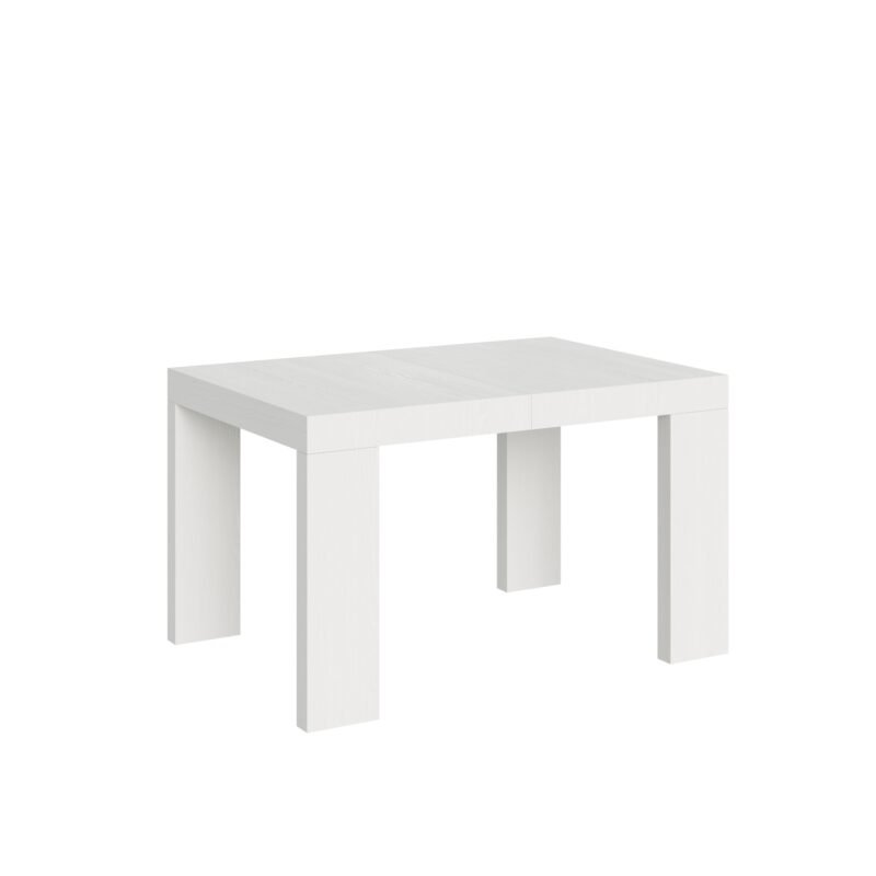 Tavolo allungabile 130/234x90 cm Roxell bianco frassino