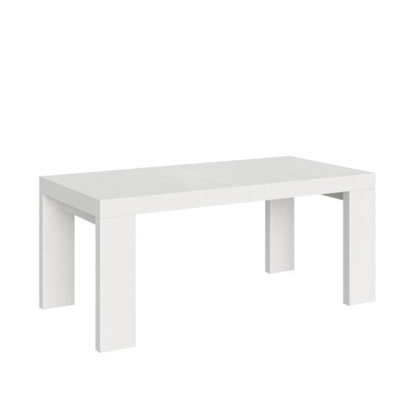 Tavolo allungabile 200/304x90 cm Roxell bianco frassino