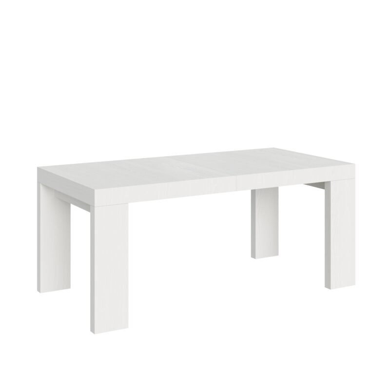Tavolo allungabile 180/440x90 cm Roxell bianco frassino
