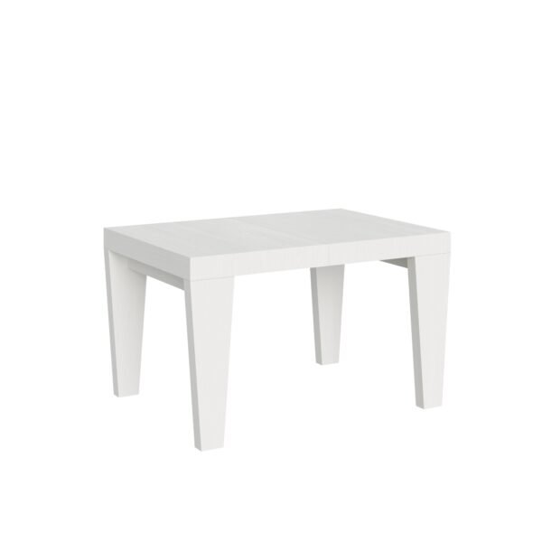 Tavolo allungabile 140/244x90 cm Spimbo bianco frassino