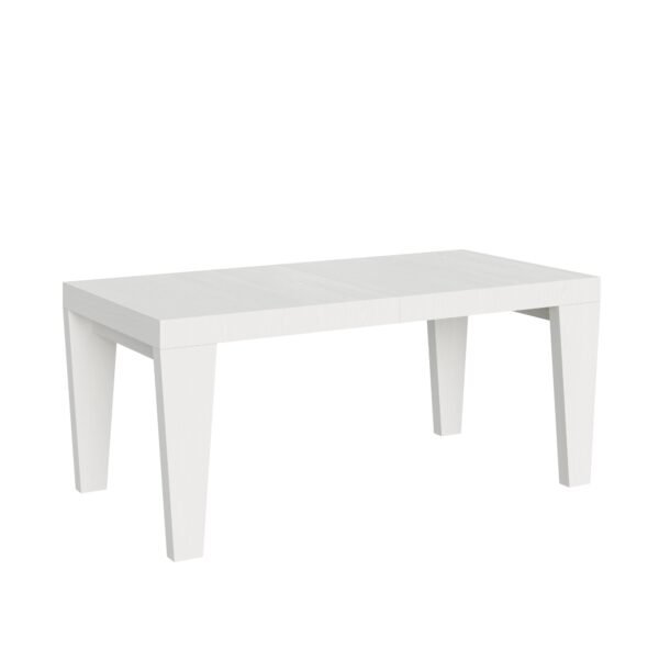 Tavolo allungabile 200/460x90 cm Spimbo bianco frassino