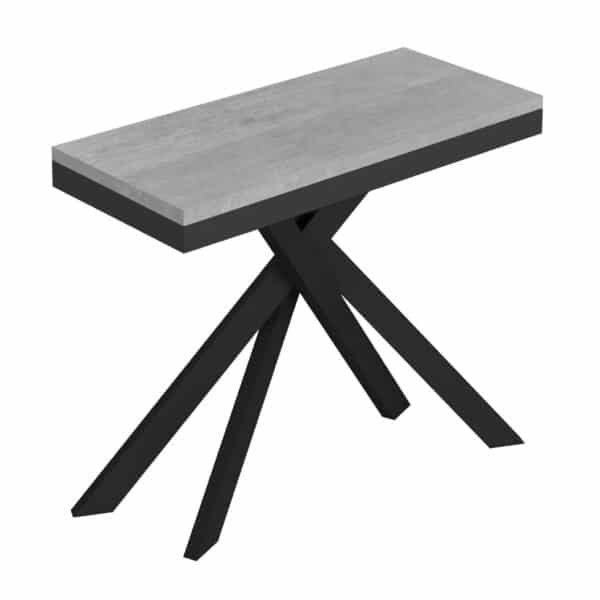 Consolle allungabile 90x40/300 cm Saki Evolution cemento