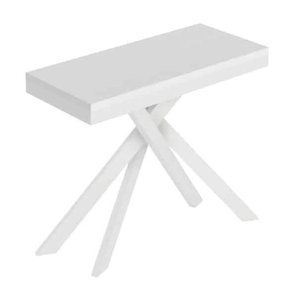 Consolle allungabile 90x40/300 cm Saki Evolution bianco frassino
