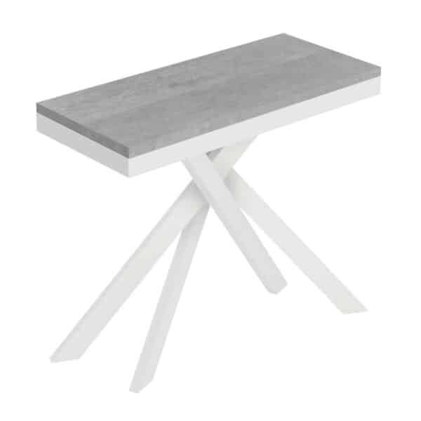 Consolle allungabile 90x40/300 cm Saki Evolution cemento