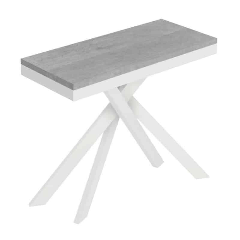Consolle allungabile 90x40/300 cm Saki Evolution cemento