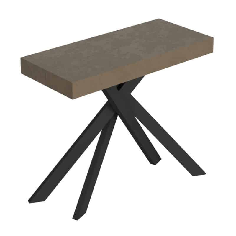 Consolle allungabile 90x40/196 cm Saki Small Premium tortora