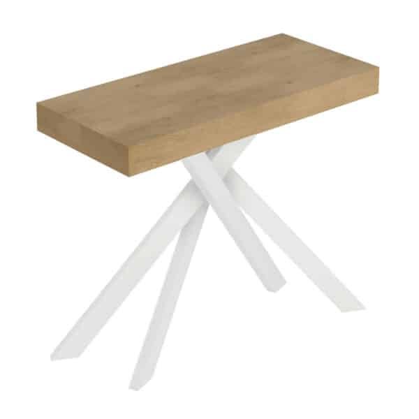 Consolle allungabile 90x40/300 cm Saki Premium quercia natura
