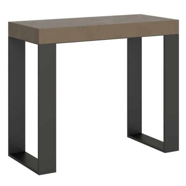 Consolle allungabile 90x40/300 cm Tecno tortora