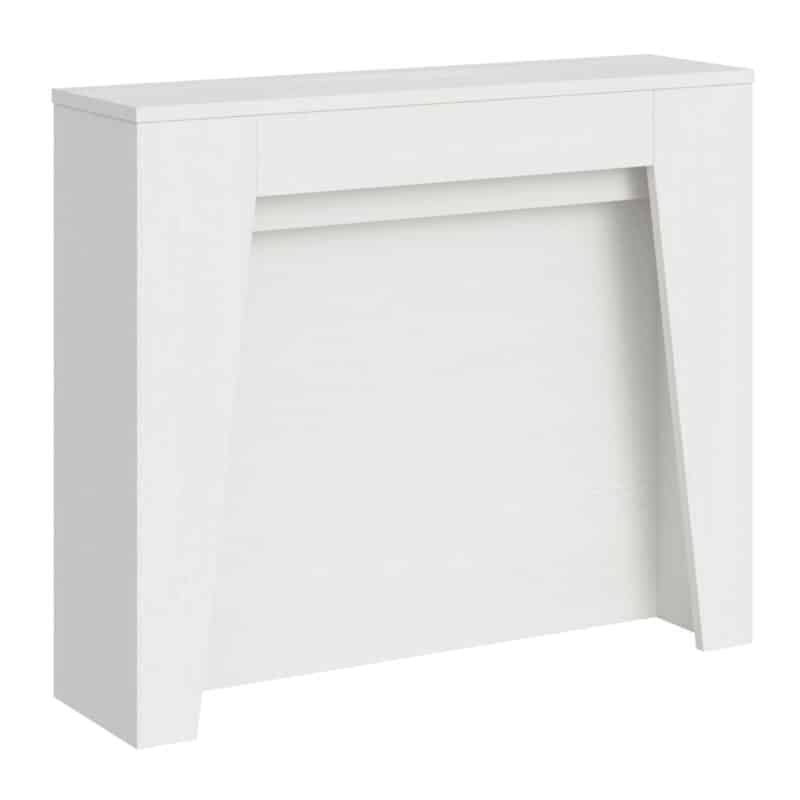 Consolle allungabile 90x25/211 cm Anea bianco frassino allunghe interne