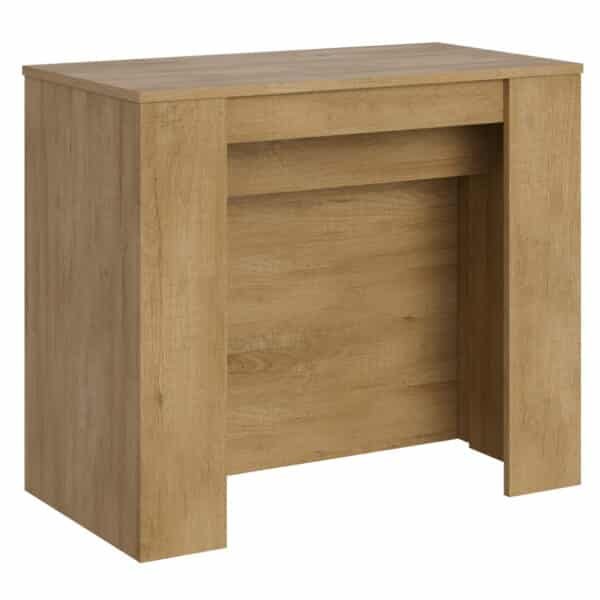 Consolle allungabile 90x48/296 cm Venus quercia natura allunghe interne