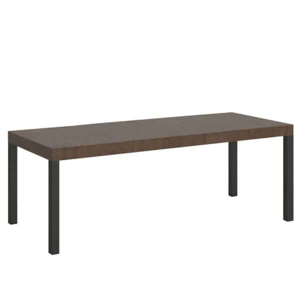 Tavolo allungabile 200/460x90 cm Everyday noce gambe antracite