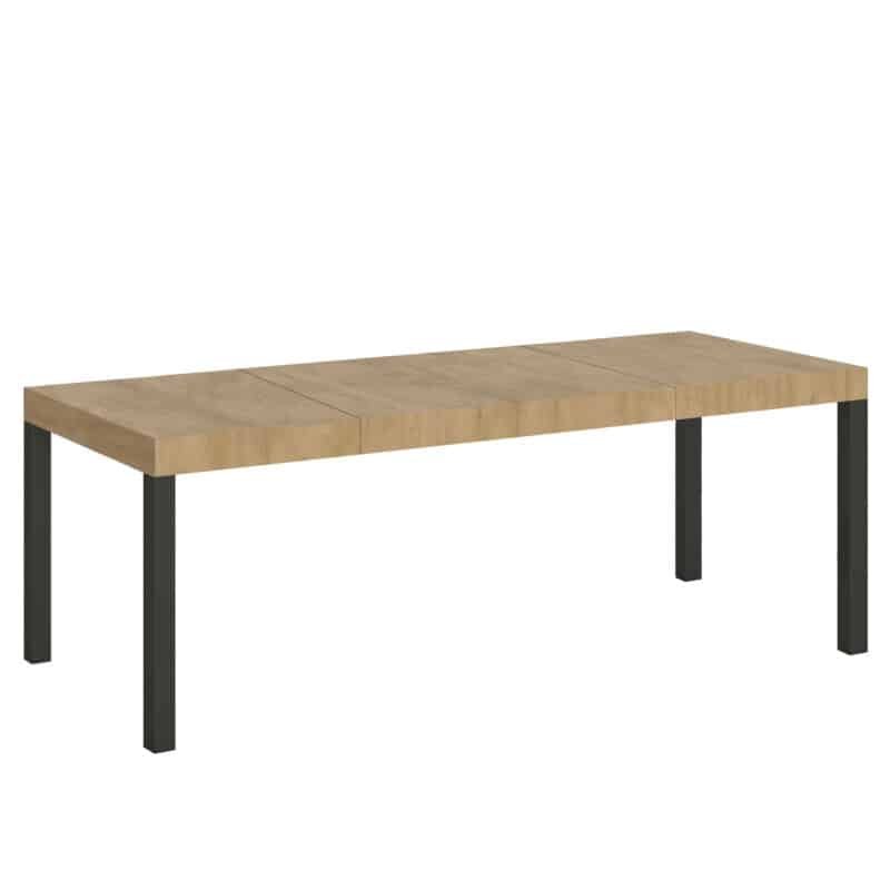Tavolo allungabile 200/460x90 cm Everyday Premium quercia natura gambe antracite