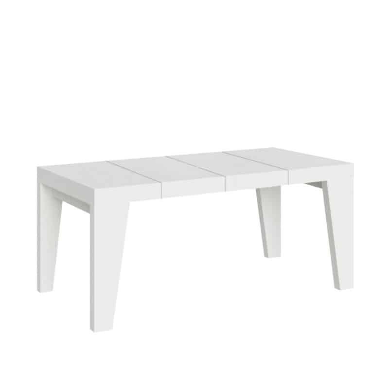Tavolo allungabile 130/390x90 cm Naxy Premium bianco frassino