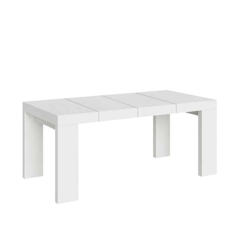 Tavolo allungabile 120/224x90 cm Roxell Premium bianco frassino