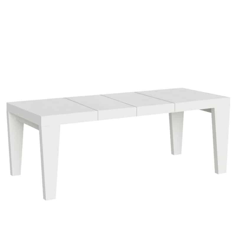 Tavolo allungabile 160/264x90 cm Spimbo Premium bianco frassino