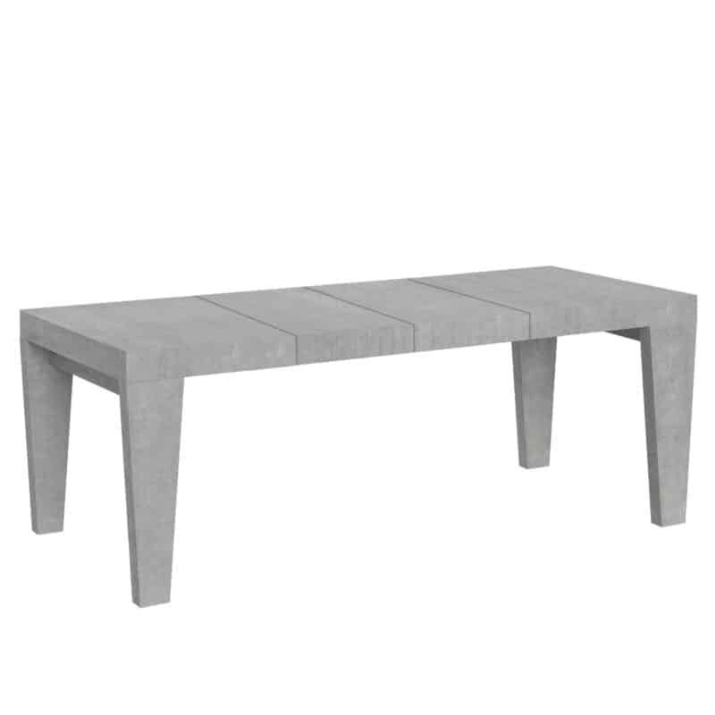 Tavolo allungabile 160/264x90 cm Spimbo Premium cemento