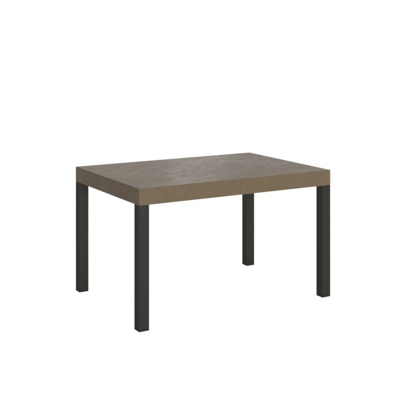 Tavolo allungabile 140/244x90 cm Everyday tortora gambe antracite