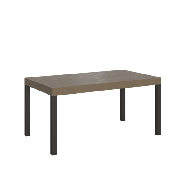 Tavolo allungabile 160/420x90 cm Everyday Premium tortora gambe antracite