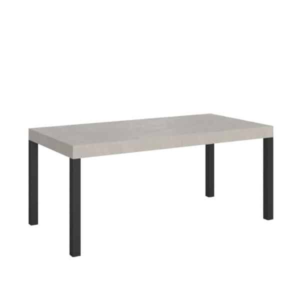 Tavolo allungabile 200/460x90 cm Everyday Premium cashmere gambe antracite