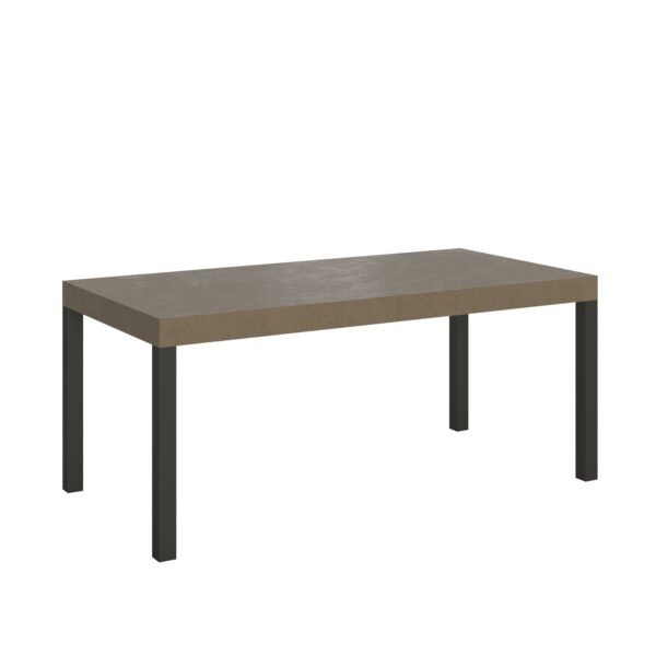 Tavolo allungabile 200/460x90 cm Everyday Premium tortora gambe antracite