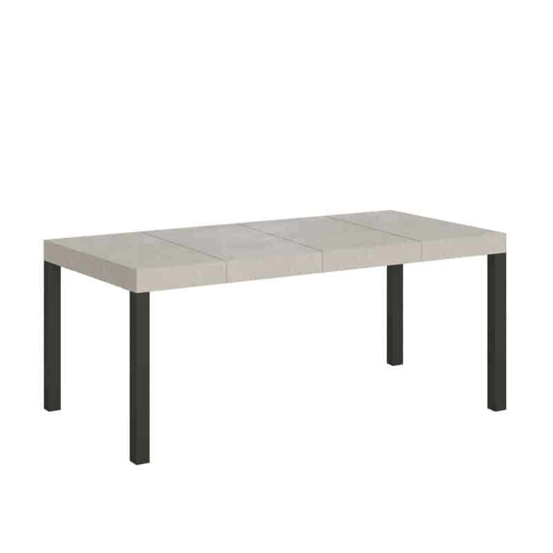 Tavolo allungabile 90/246x90 cm Everyday Premium cashmere gambe antracite