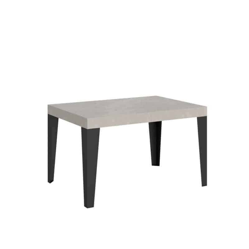 Tavolo allungabile 140/400x90 cm Flame cashmere gambe antracite