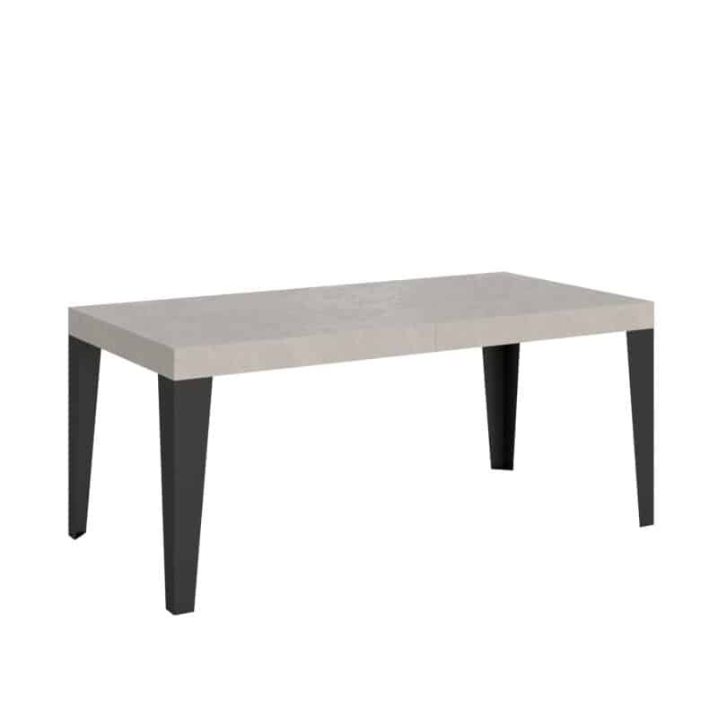 Tavolo allungabile 200/460x90 cm Flame Premium cashmere gambe antracite