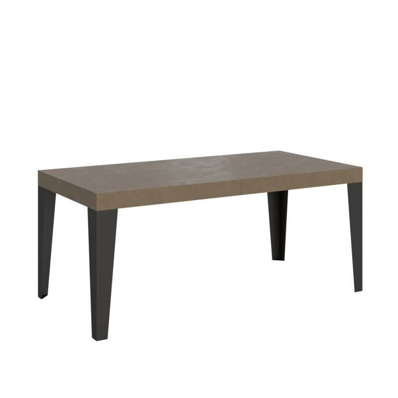 Tavolo allungabile 180/440x90 cm Flame Premium tortora gambe antracite