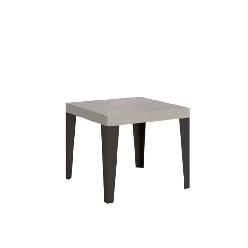 Tavolo allungabile 90/246x90 cm Flame cashmere gambe antracite