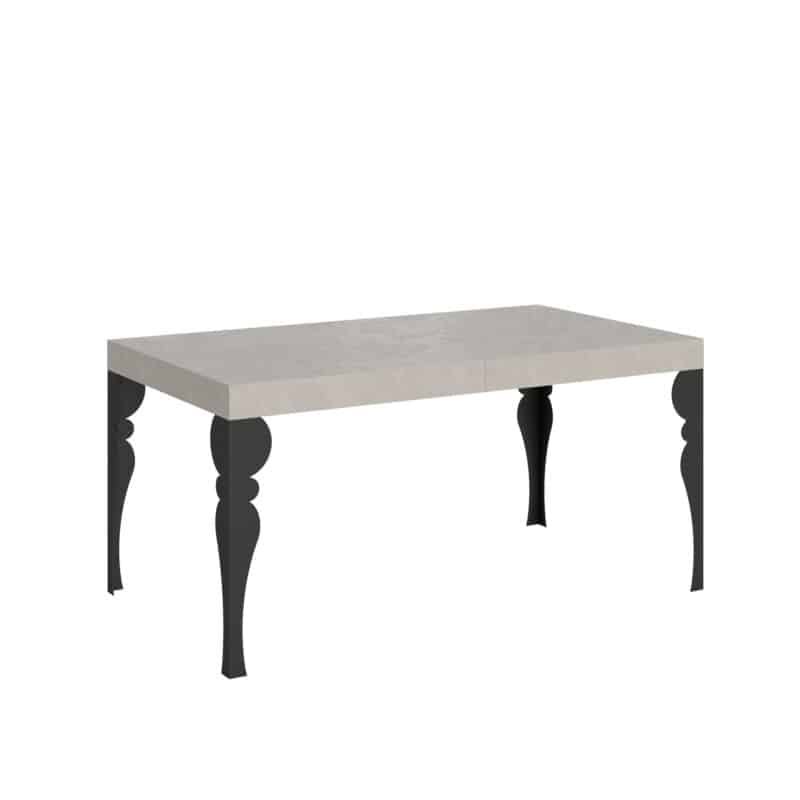 Tavolo allungabile 160/264x90 cm Paxon Premium cashmere gambe antracite
