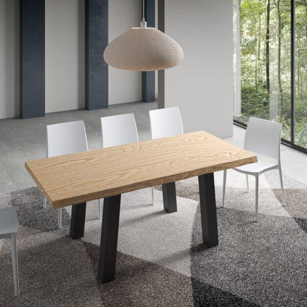Tavolo Allungabile Rovere 200-300cm Svalen | Design Industriale Itamoby