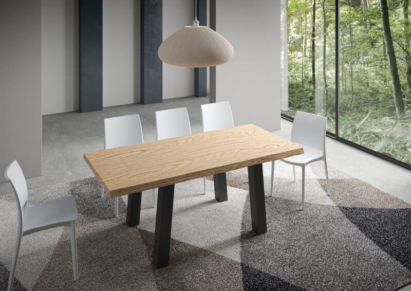 Tavolo Allungabile Rovere 200-300cm Svalen | Design Industriale Itamoby