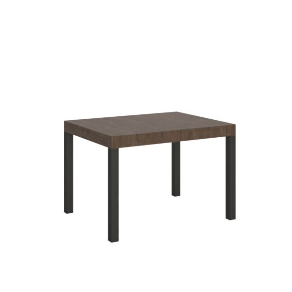 Tavolo allungabile 120/204x80 cm Everyday noce gambe antracite