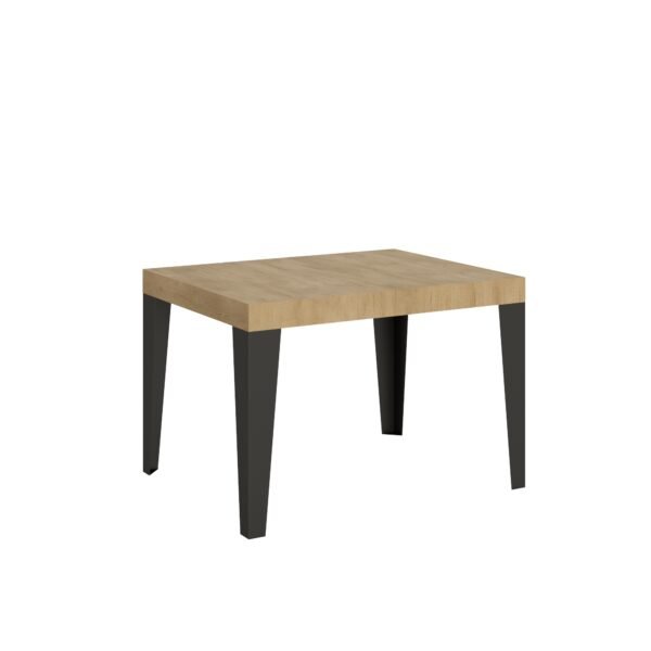 Tavolo allungabile 110/194x70 cm Flame quercia natura gambe antracite