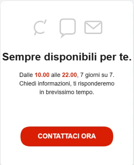 Contattaci ora - INTERNO77
