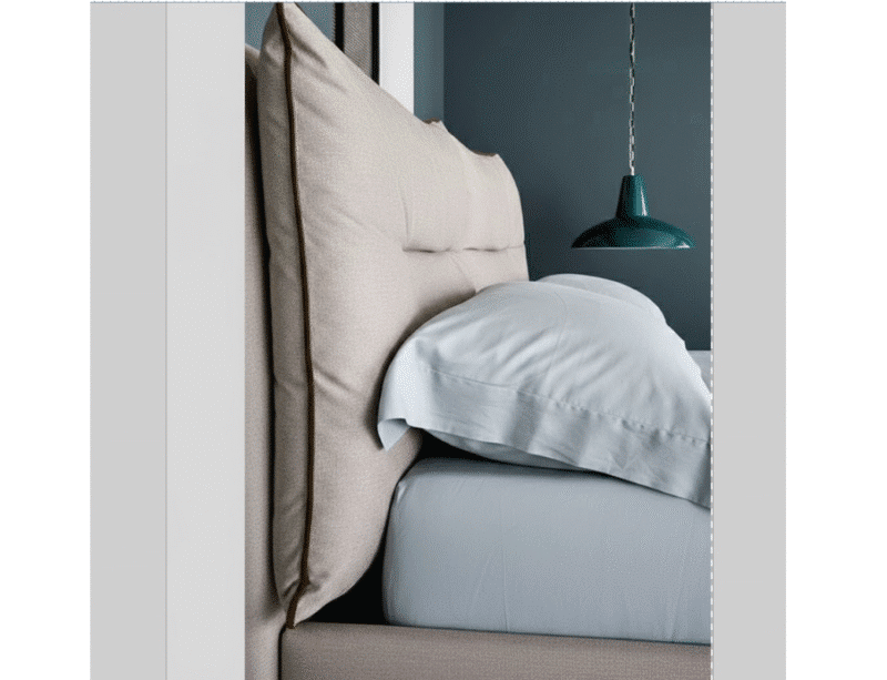 Letto Matrimoniale Imbottito Genesi Rigo Salotti - Design Moderno