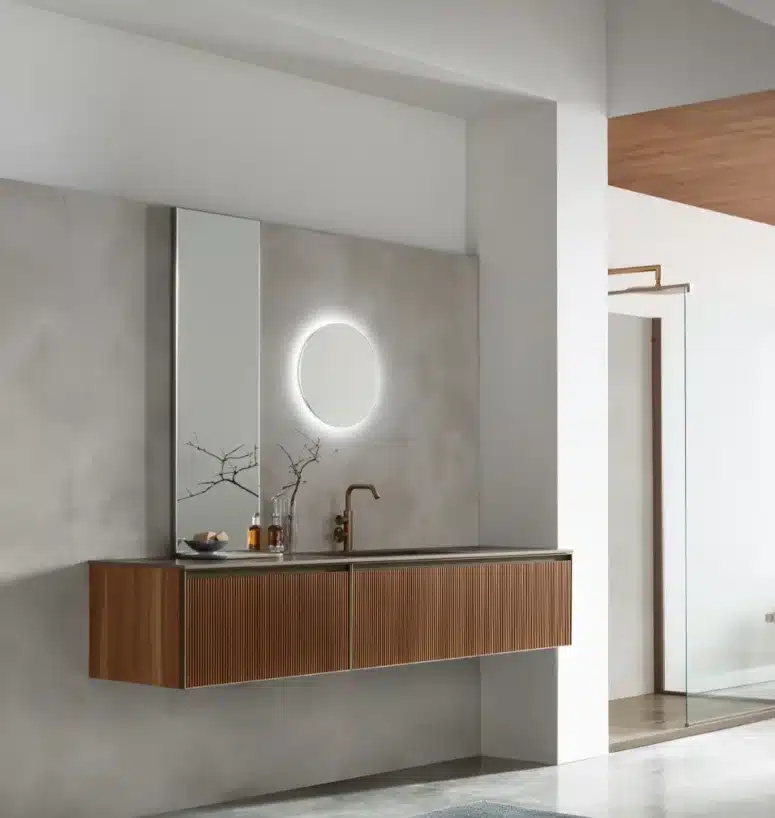 Mobile Bagno Arcom Shape 10 - Stile Nordico Elegante - INTERNO77