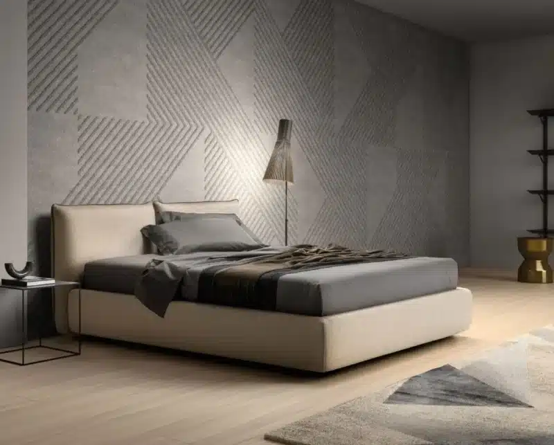 Letto Matrimoniale Samoa Modern - Design Made in Italy
