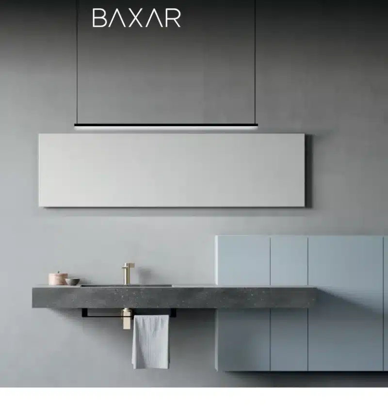 Mobile Bagno con Boiserie Baxar M3 Wally - Design Moderno Italiano